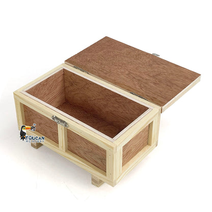 Holzkiste Modell für 1/14 1/12 RC LKW Hydraulischer Gabelstapler Baufahrzeuge Simulation Fahrzeug Hobby Modell DIY Teile