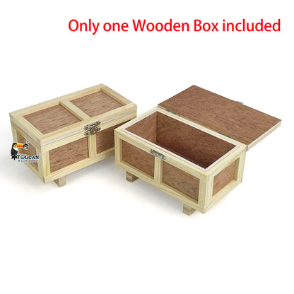 Holzkiste Modell für 1/14 1/12 RC LKW Hydraulischer Gabelstapler Baufahrzeuge Simulation Fahrzeug Hobby Modell DIY Teile
