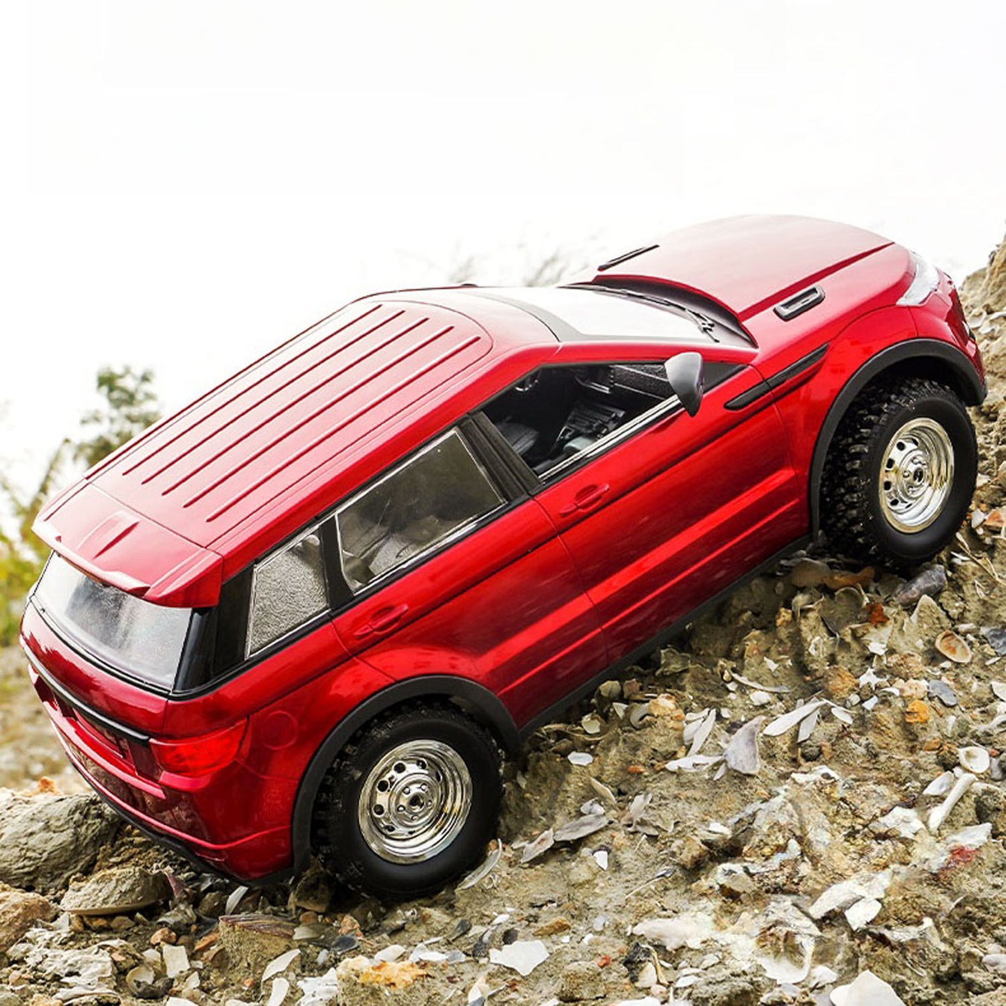 LDRC 4x4 1/14 RC Crawler Car 4WD Funkgesteuerte Geländewagen Modell LD1299 mit Weichgummireifen Allradantrieb