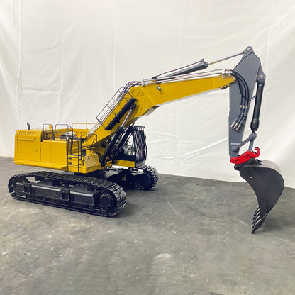 1/14 RC Hydraulischer Abbruchbagger 374 UHD 4-armig PL18EV Funkgesteuerter Bagger 2-teiliger Abbruchausleger und Verlängerungsarme