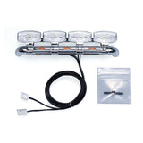 1/14 Kunststoff-Vorderseite 5V Scheinwerfer für DIY Tamiya SC 770S Fernbedienung Traktor LKW 56368 56371 RC LKW Auto Modell Teile