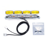 1/14 Kunststoff-Vorderseite 5V Scheinwerfer für DIY Tamiya SC 770S Fernbedienung Traktor LKW 56368 56371 RC LKW Auto Modell Teile