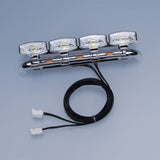 1/14 Kunststoff-Vorderseite 5V Scheinwerfer für DIY Tamiya SC 770S Fernbedienung Traktor LKW 56368 56371 RC LKW Auto Modell Teile