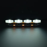 1/14 Kunststoff-Vorderseite 5V Scheinwerfer für DIY Tamiya SC 770S Fernbedienung Traktor LKW 56368 56371 RC LKW Auto Modell Teile