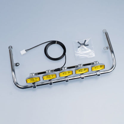 5V Kunststoff-Frontdachscheinwerfer für 1/14 DIY Tamiya Fernbedienung Traktor LKW 770S 56368 56371 56376 RC LKW Modellfahrzeug