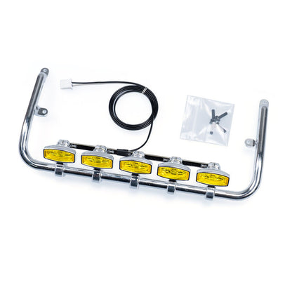 5V Kunststoff-Frontdachscheinwerfer für 1/14 DIY Tamiya Fernbedienung Traktor LKW 770S 56368 56371 56376 RC LKW Modellfahrzeug