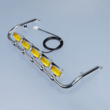 5V Plastic Front Roof Spotlight for 1/14 DIY Tamiya Remote Control Tractor Truck 770S 56368 56371 56376 RC Lorry Model Vehicle