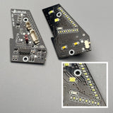 Plastic Head Lamp Pro Flowing Water Light Front Bumper Rack for DIY 1/14 Tamiya Remote Control Tractor Truck FH16 XL750 56360 56362 RC Lorry