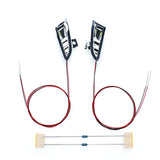 Plastic Front Face Spotlight for 1/14 DIY Tamiya 56368 56371 Remote Control Tractor Truck SC 770S 6X4 8X4 RC Lorry Model Vehicle