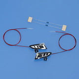 Plastic Front Face Spotlight for 1/14 DIY Tamiya 56368 56371 Remote Control Tractor Truck SC 770S 6X4 8X4 RC Lorry Model Vehicle