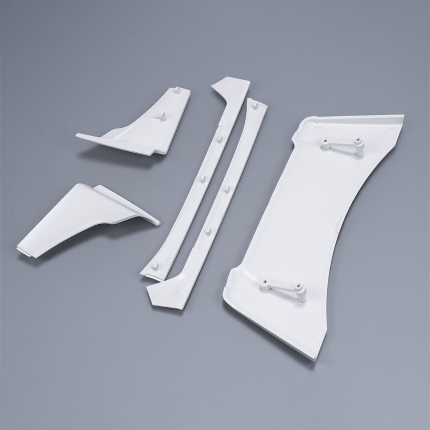 ABS Plastic Narrow Rear Spoiler Wing for DIY 1/14 Remote Control Tractor Truck SC 770S 56368 56373 RC Lorry Vehicle Model Car