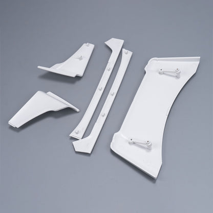 ABS Plastic Narrow Rear Spoiler Wing for DIY 1/14 Remote Control Tractor Truck SC 770S 56368 56373 RC Lorry Vehicle Model Car