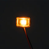 Plastic Roof Side Marker Warning Lamp Clearance Lamp for 1/14 DIY Radio Control Tractor Truck VO FH16 RC Lorry Dumper Model Car