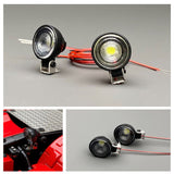 2.2V-3V Spotlight Plastic LED Lamp for 1/10 Crawler Off Road Vehicles DIY TAMIYA 1/14 RC Tractor Truck Model Engineering Vehicle