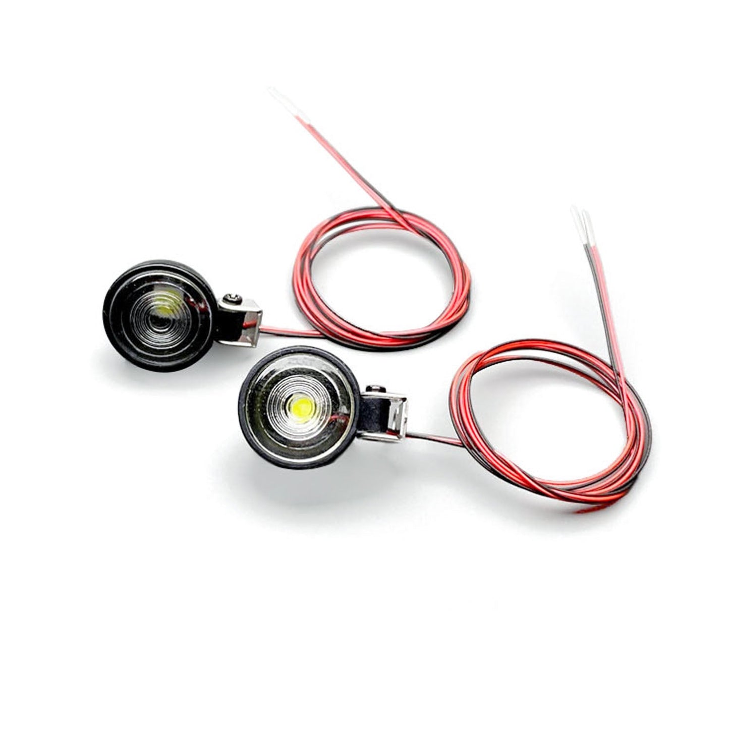 2,2 V-3 V Scheinwerfer Kunststoff-LED-Lampe für 1/10 Crawler Off Road Fahrzeuge DIY TAMIYA 1/14 RC Traktor Lkw Modell Engineering Fahrzeug