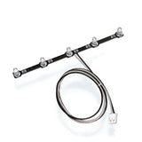 LED-Lampe 3 V-7 V Kunststoff-Dachscheinwerferplatine für 1/14 ferngesteuerten Sattelzugmaschinen-DIY TAMIYA 770S 56368 56371 Modellfahrzeug