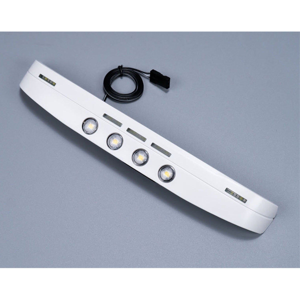 Sonnenblende aus Kunststoff, 5–9 V, LED-Licht für 1/14 Fernbedienung Tamiya Sattelzugmaschine SC 770S 6X4 4X2 56373 RC LKW Auto Upgrade-Teil