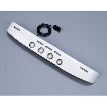 Sonnenblende aus Kunststoff, 5–9 V, LED-Licht für 1/14 Fernbedienung Tamiya Sattelzugmaschine SC 770S 6X4 4X2 56373 RC LKW Auto Upgrade-Teil