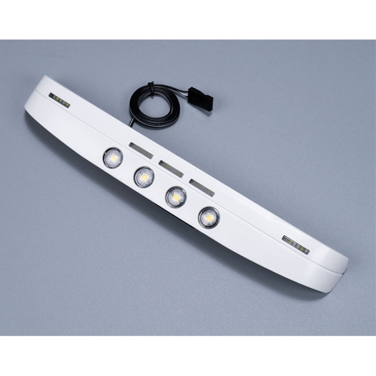 Sonnenblende aus Kunststoff, 5–9 V, LED-Licht für 1/14 Fernbedienung Tamiya Sattelzugmaschine SC 770S 6X4 4X2 56373 RC LKW Auto Upgrade-Teil