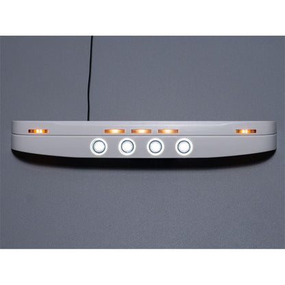 Sonnenblende aus Kunststoff, 5–9 V, LED-Licht für 1/14 Fernbedienung Tamiya Sattelzugmaschine SC 770S 6X4 4X2 56373 RC LKW Auto Upgrade-Teil