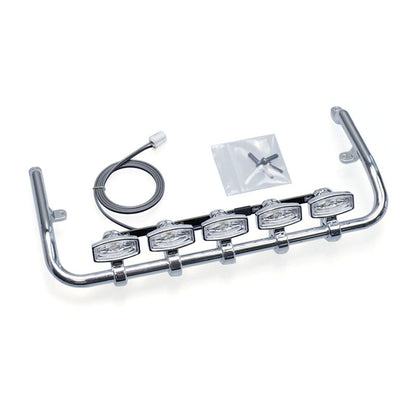 5V Kunststoff-Frontdachscheinwerfer für 1/14 DIY Tamiya Fernbedienung Traktor LKW 770S 56368 56371 56376 RC LKW Modellfahrzeug
