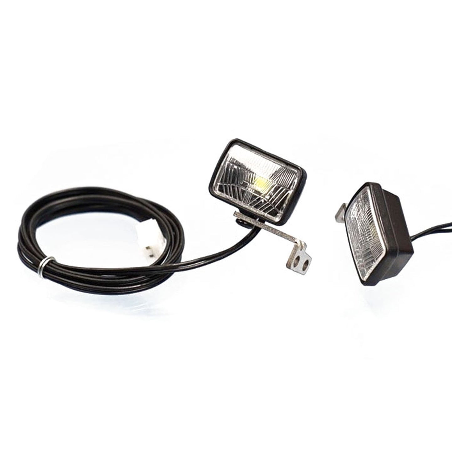 2,2 V-3 V Kunststoff-LED-Scheinwerferlampe für DIY TAMIYA 1/14 RC Traktor-LKW-Crawler Offroad-Auto Baggerlader Planierraupen-LKW-Modell