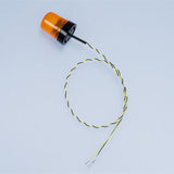 1Pair 5V LED 360 Rotating Light Plastic Warning Lamp for 1/14 DIY TAMIYA RC Tractor Truck Model Excavator Dumper Bulldozer Dump