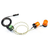 1Pair 5V LED 360 Rotating Light Plastic Warning Lamp for 1/14 DIY TAMIYA RC Tractor Truck Model Excavator Dumper Bulldozer Dump