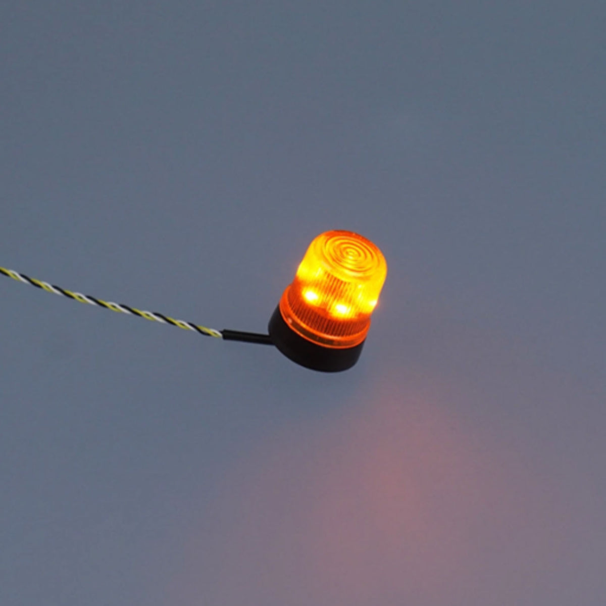 1 Paar 5 V LED 360 rotierende Licht Kunststoff Warnlampe für 1/14 DIY TAMIYA RC Traktor Lkw Modell Bagger Dumper Bulldozer Dump
