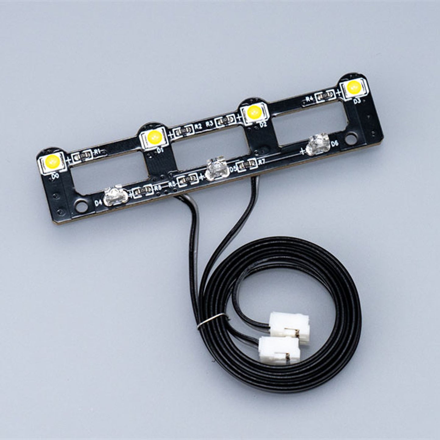5V LED Kunststoff Front Scheinwerfer Bord Lampe Bar für DIY TAMIYA 1:14 RC Traktor Lkw 770S 56368 56371 Lkw Fahrzeug verbesserte Teile