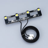 5V LED Kunststoff Front Scheinwerfer Bord Lampe Bar für DIY TAMIYA 1:14 RC Traktor Lkw 770S 56368 56371 Lkw Fahrzeug verbesserte Teile