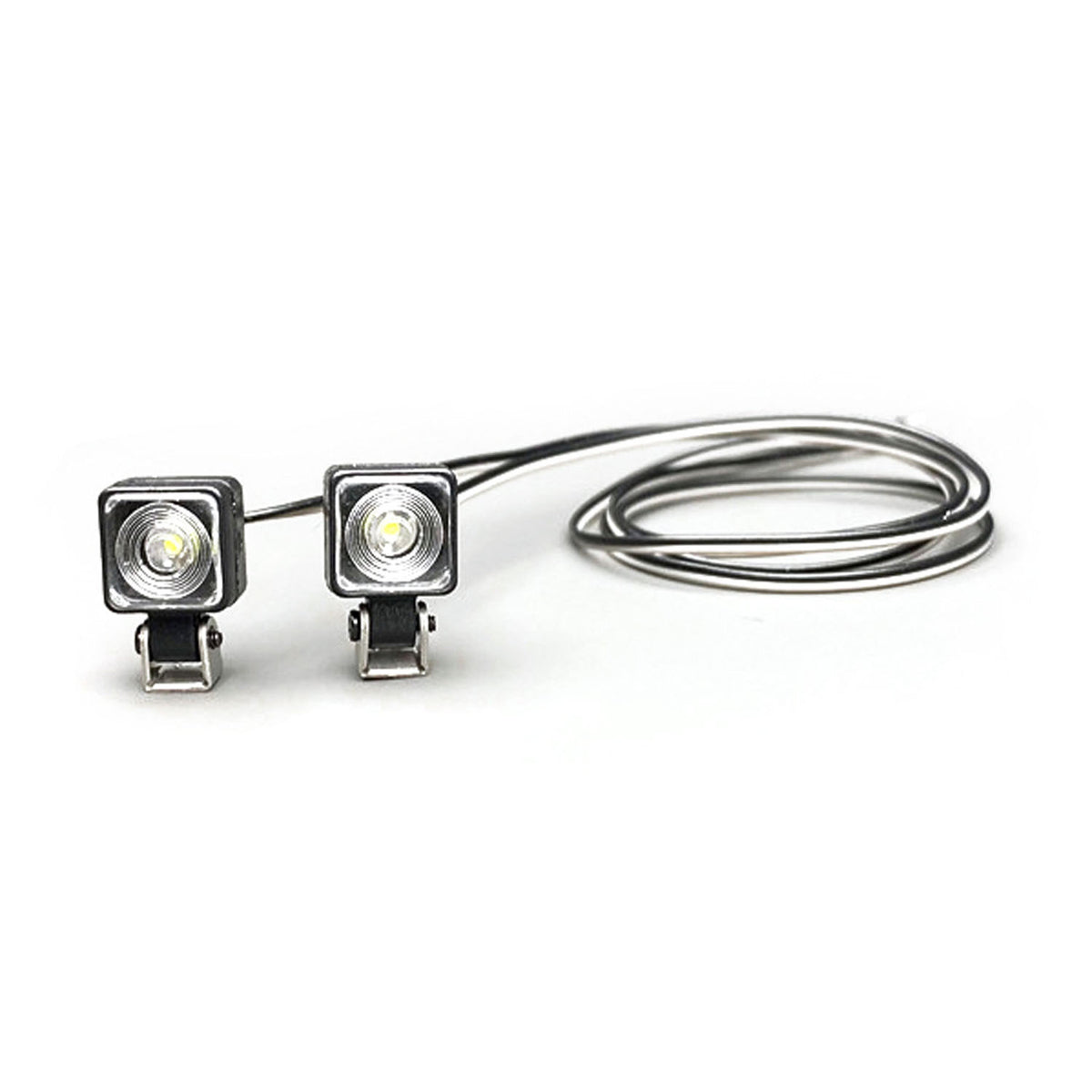 1Pair 2.2V-3V LED Plastic Spotlight 8mm Lamp for DIY 1/14 RC Tractor Truck Model 770S FH16 Crawler Off Road Car Excavator Vehicle