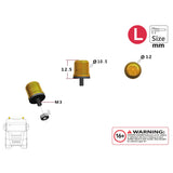 3V Plastic Warning Light 360 LED Rotating Flashing Lamp for DIY TAMIYA 1/14 RC Tractor Truck 770S Excavator Tipper Model Car