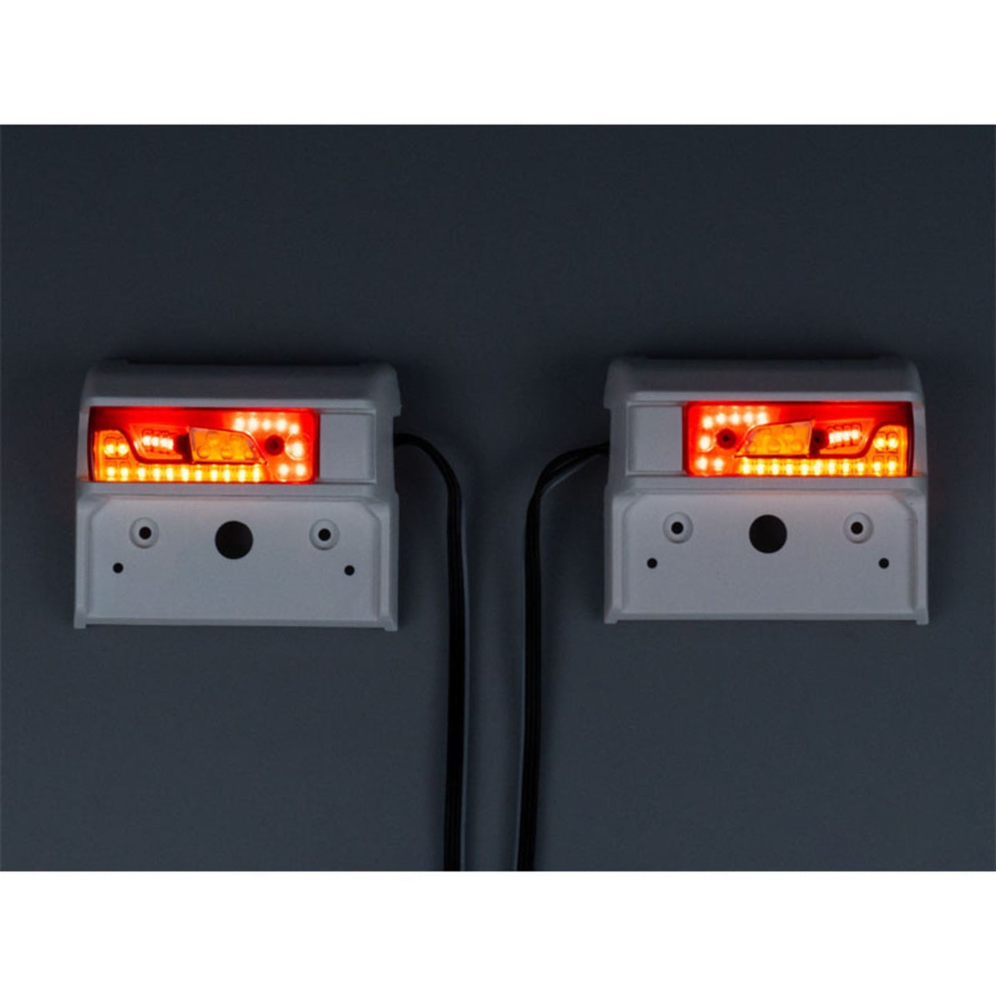 5V LED Kunststoff Rücklicht Warnleuchte Fließendes Wasser Licht für DIY TAMIYA 1/14 RC Traktor Lkw 770S 56368 56371 R470 R620 Auto