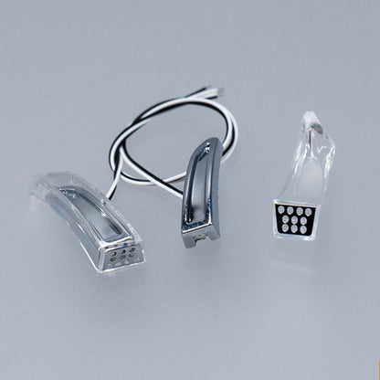Plastic Bumper Side Turn Signal Light for 1/14 DIY Remote Control Tractor Truck VO FH16 56360 56362 56375 RC Lorry Car Model
