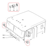 LED 2.2-3V Marker Lamp Plastic Head Light 1 Pair for DIY TAMIYA 1:14 RC Tractor Truck Model King Hauler Tipper Car Accessories