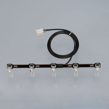 3-7V LED Kunststoff Scheinwerfer Scheinwerferplatine für DIY TAMIYA 1:14 Fernbedienung Traktor LKW Modell 3363 56348 Auto-Upgrade-Teile