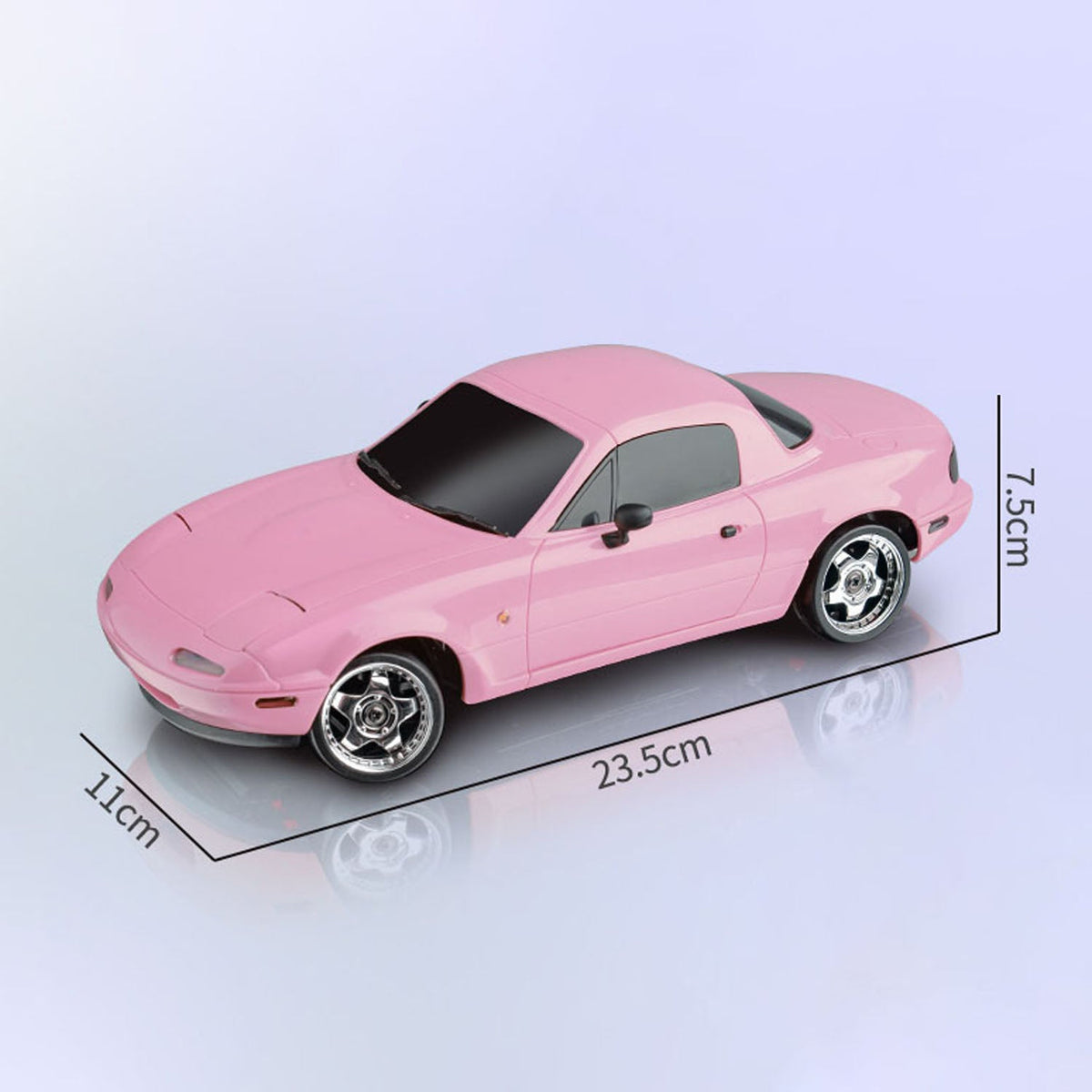 LDRC LD1804 1/18 2,4G 4X2 Fernbedienung Drift Auto Bürstenmotor ESC Servo Lichtsystem RC Rennfahrzeug Zusammengebautes Spielzeug RTR