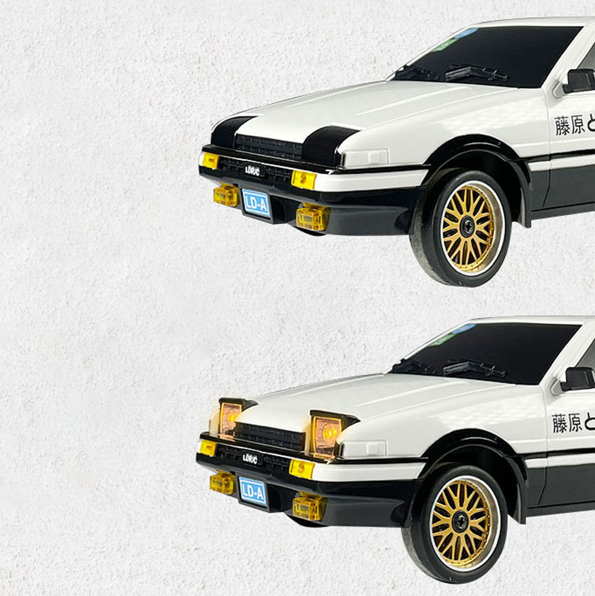 1/18 LDRC 2,4G Fernbedienung Drift Auto AE86 Modell RWD Rennfahrzeuge Hight Speed 10KM/H Flip Licht Batterie USB Ladung Mini Geschenke