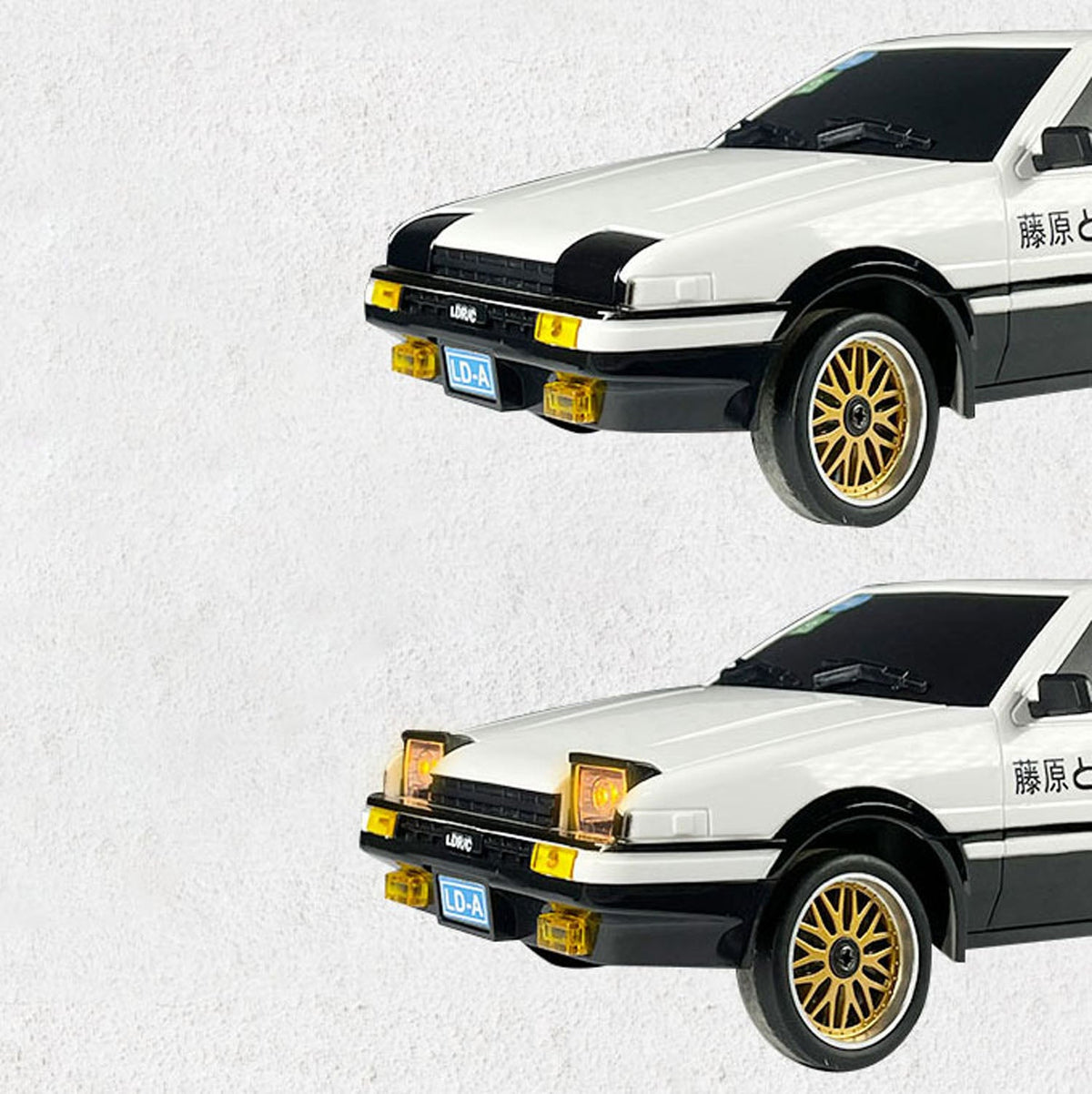 1/18 LDRC 2,4G Fernbedienung Drift Auto AE86 Modell RWD Rennfahrzeuge Hight Speed 10KM/H Flip Licht Batterie USB Ladung Mini Geschenke