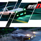 1/18 LDRC 2.4G Remote Control Drift Car AE86 Model RWD Race Vehicles Hight Speed 10KM/H Flip Light Battery USB Charge Mini Gifts