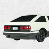 1/18 LDRC 2.4G Remote Control Drift Car AE86 Model RWD Race Vehicles Hight Speed 10KM/H Flip Light Battery USB Charge Mini Gifts