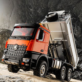 Free Fast Shipping 1/14 HUINA 1598 2.4G Remote Control Dumper 6¡Á6 Engineering Transport Vehicle Lifting Rod Tipper Car Toys