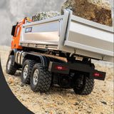 Free Fast Shipping 1/14 HUINA 1598 2.4G Remote Control Dumper 6¡Á6 Engineering Transport Vehicle Lifting Rod Tipper Car Toys