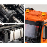 Free Fast Shipping 1/14 HUINA 1598 2.4G Remote Control Dumper 6¡Á6 Engineering Transport Vehicle Lifting Rod Tipper Car Toys