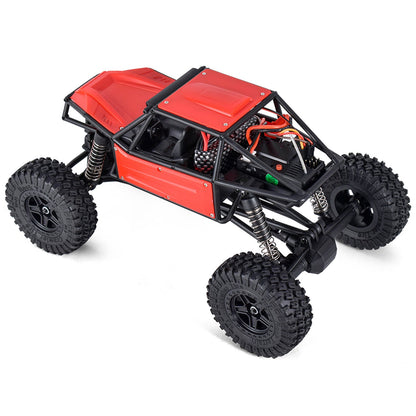 Metall Kunststoff 1/18 RC Off Road Auto 4*4 Fernbedienung Rock Crawler 370 Motor ESC Schutz Lenkung Servo Batterie Modell Spielzeug