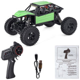 Metal Plastic 1/18 RC Off Road Car 4*4 Remote Control Rock Crawler 370 Motor ESC Protection Steering Servo Battery Model Toys