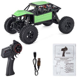 Metal Plastic 1/18 RC Off Road Car 4*4 Remote Control Rock Crawler 370 Motor ESC Protection Steering Servo Battery Model Toys