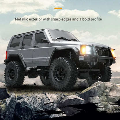 1/18 Allradantrieb Fernbedienung Rock Crawler 8562 RC Multi-Terrain Off Road Auto 3-Gang-Motor ESC Servo Lichtsystem Batterie