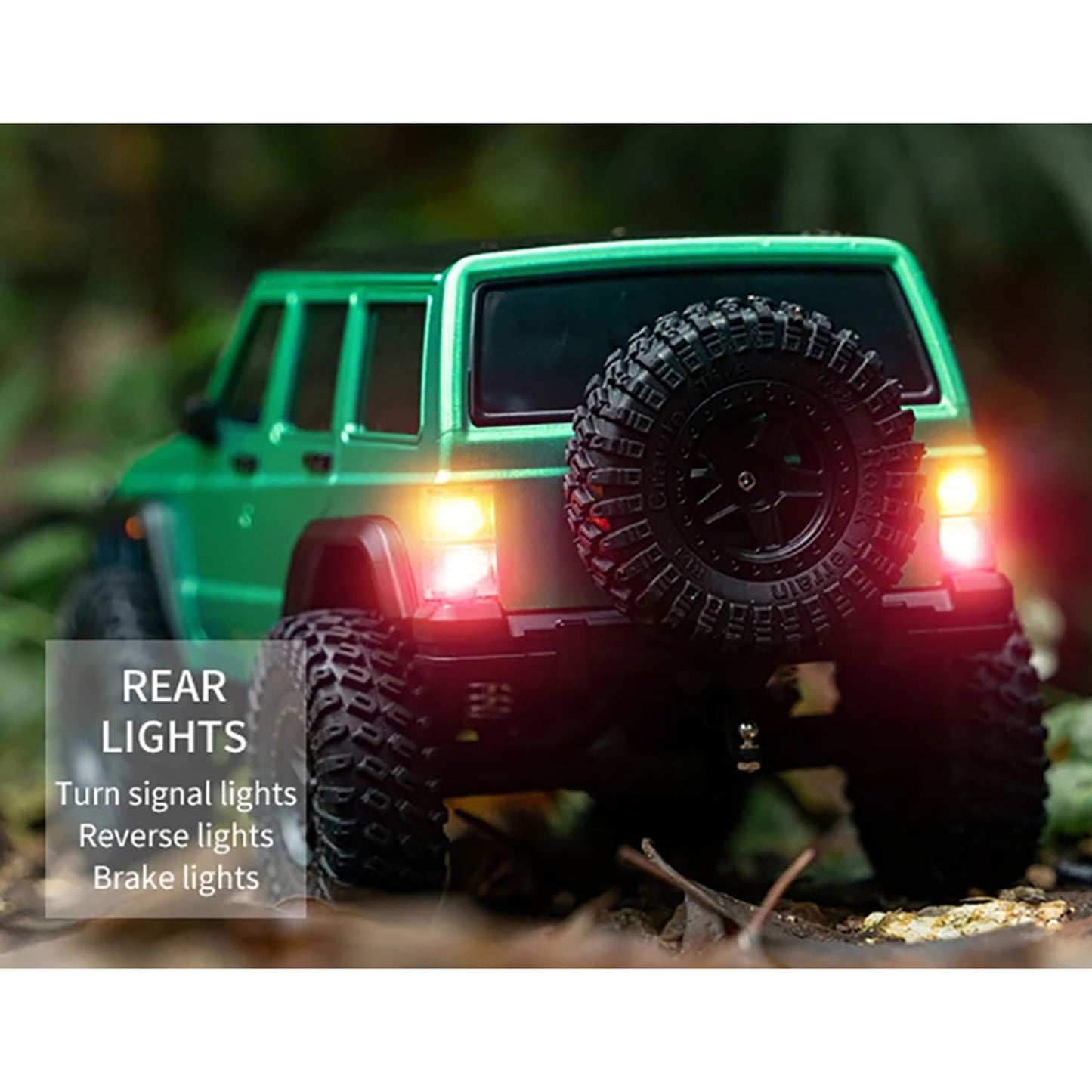 1/18 Allradantrieb Fernbedienung Rock Crawler 8562 RC Multi-Terrain Off Road Auto 3-Gang-Motor ESC Servo Lichtsystem Batterie